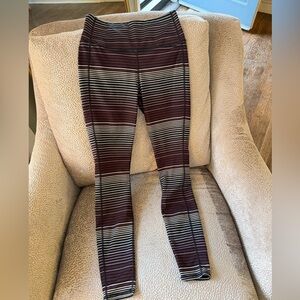 Athleta Striped Leggings